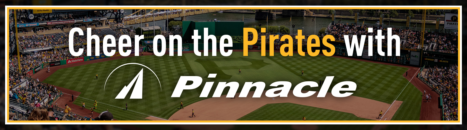 Cheer on the Pirates with Pinnacle Online Banner